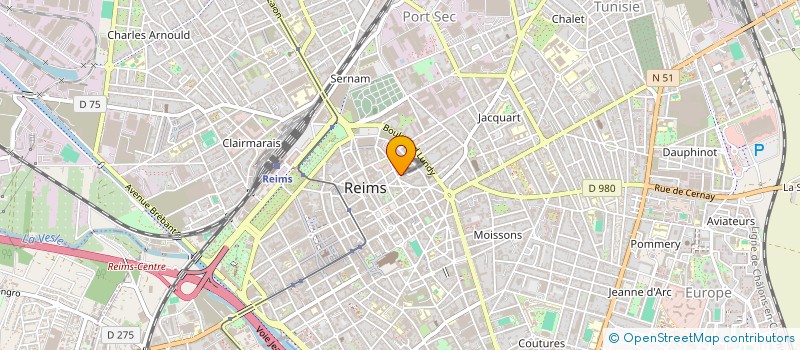 localisation de l'entreprise MADAME CORINE CESTINO à REIMS