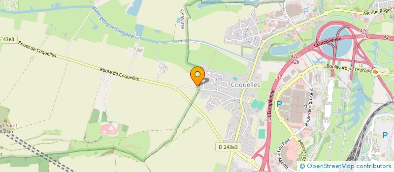 localisation de l'entreprise MADAME CORINE CEULEMANS  SANGATTE