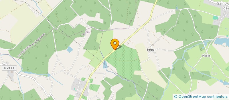 localisation de l'entreprise MADAME CORINE CHAILLOUT  SAINT-CHRISTOPHE-DE-DOUBLE