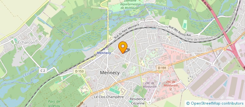 localisation de l'entreprise MADAME CORINE CHEVAILLER à MENNECY
