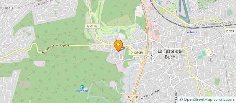 localisation de l'entreprise MADAME CORINE CHEVALLIER  LA TESTE-DE-BUCH