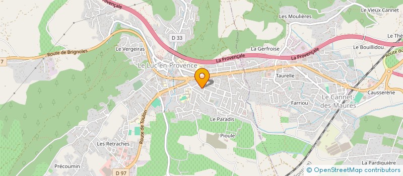 localisation de l'entreprise MADAME CORINE CHIESA  SAINTE CROIX DU VERDON