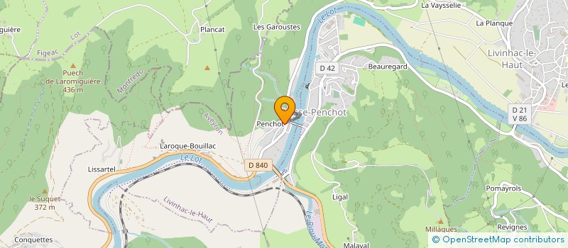 localisation de l'entreprise MADAME CORINE CLARY  LIVINHAC-LE-HAUT