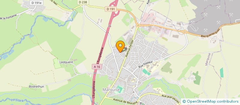 localisation de l'entreprise MADAME CORINE CLEMENT  MARQUISE