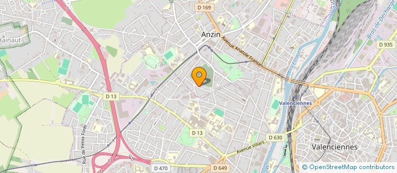 localisation de l'entreprise MADAME CORINE CLOEZ  ANZIN