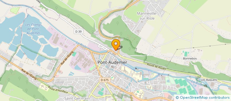localisation de l'entreprise MADAME CORINE CLOT à PONT-AUDEMER