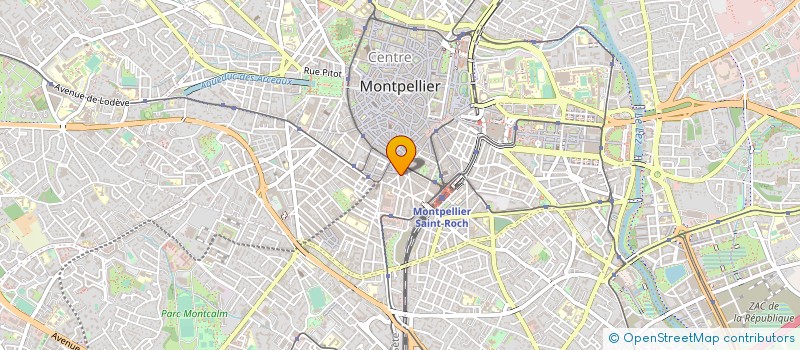 localisation de l'entreprise MADAME CORINE DAUGUET à MONTPELLIER
