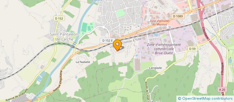 localisation de l'entreprise MADAME CORINE DELPECH  SAINT-PANTALEON-DE-LARCHE