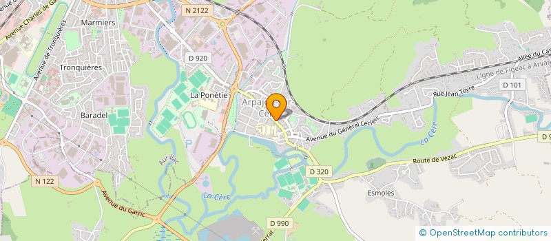 localisation de l'entreprise MADAME CORINE DELPUECH à ARPAJON-SUR-CERE