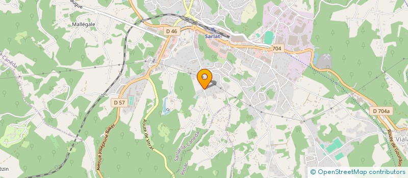 localisation de l'entreprise MADAME CORINE DEROCHE à SARLAT-LA-CANEDA