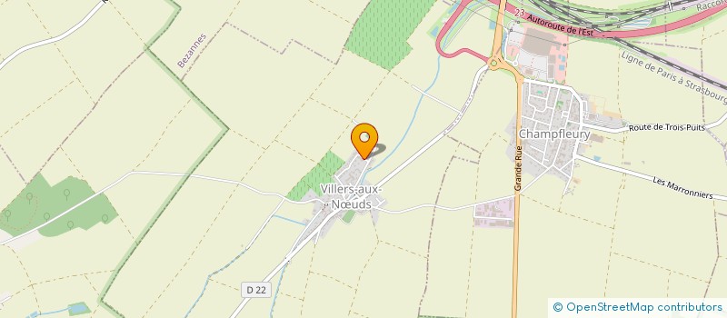 localisation de l'entreprise MADAME CORINE DIAMANTINI  VILLERS-AUX-NUDS