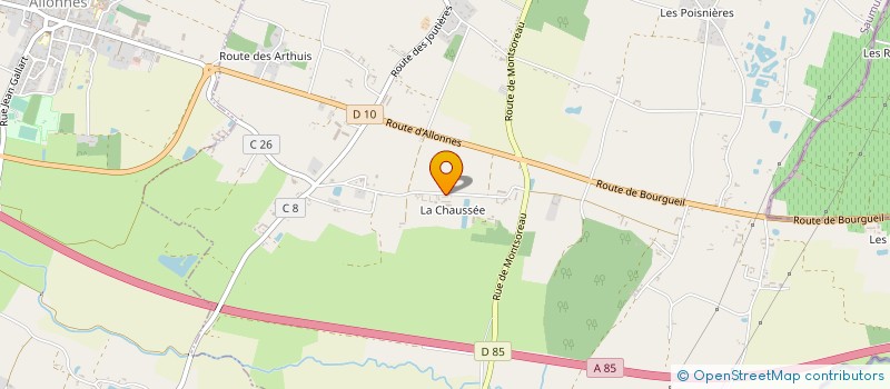 localisation de l'entreprise MADAME CORINE DIXNEUF  BRAIN-SUR-ALLONNES