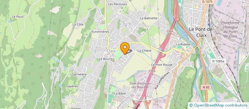 localisation de l'entreprise MADAME CORINE DOCHE à GRENOBLE