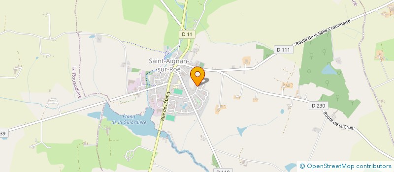 localisation de l'entreprise MADAME CORINE DUBILLOT  SAINT-AIGNAN-SUR-ROE