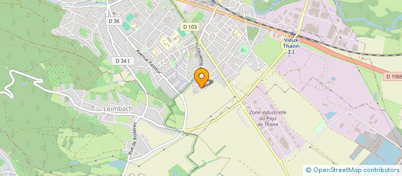 localisation de l'entreprise MADAME CORINE DUCOTTET  VIEUX-THANN