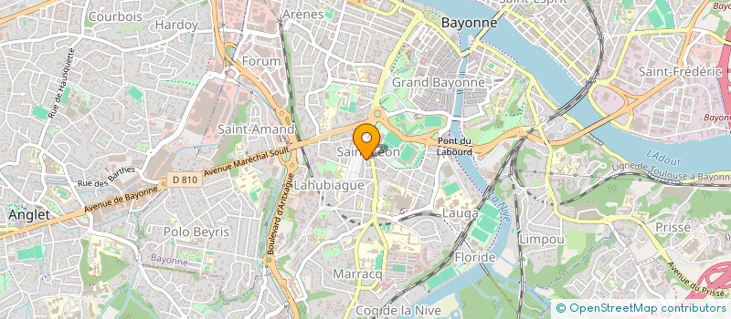 localisation de l'entreprise MADAME CORINE DULAC à BAYONNE