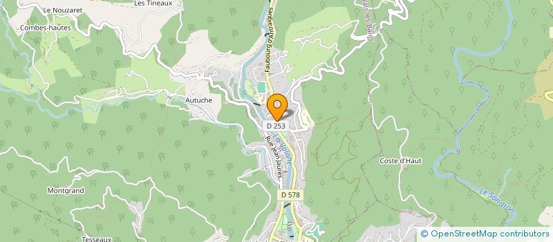 localisation de l'entreprise MADAME CORINE DUMAS à VALS-LES-BAINS