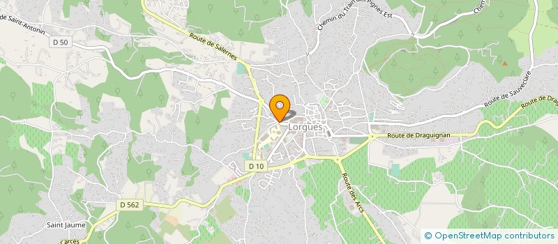 localisation de l'entreprise MADAME CORINE DUPONT à LORGUES