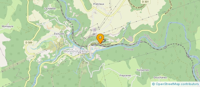 localisation de l'entreprise MADAME CORINE DURASTEL  MONISTROL-D'ALLIER