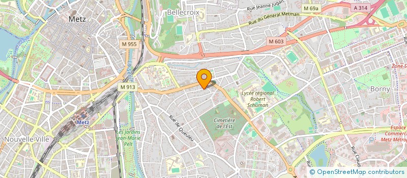 localisation de l'entreprise MADAME CORINE ETGEN  METZ