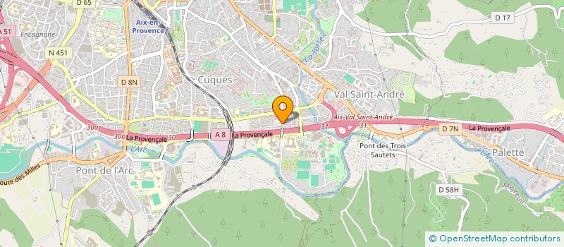 localisation de l'entreprise MADAME CORINE EYME à AIX-EN-PROVENCE