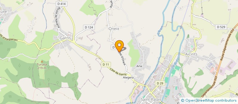 localisation de l'entreprise MADAME CORINE FERCHAUT  AMENDEUIX-ONEIX