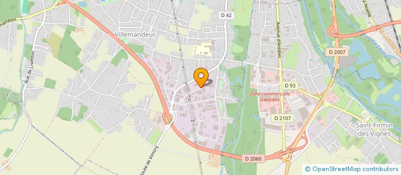 localisation de l'entreprise MADAME CORINE FILLION à VILLEMANDEUR