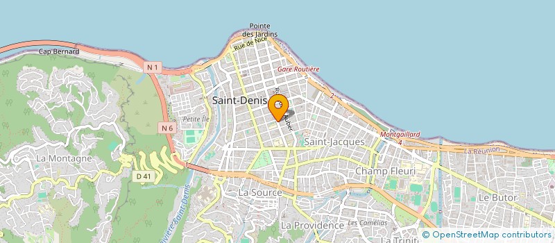 localisation de l'entreprise MADAME CORINE GILLY  SAINT-DENIS