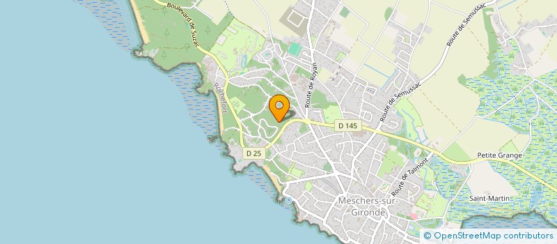 localisation de l'entreprise MADAME CORINE GRIMAUD  MESCHERS-SUR-GIRONDE