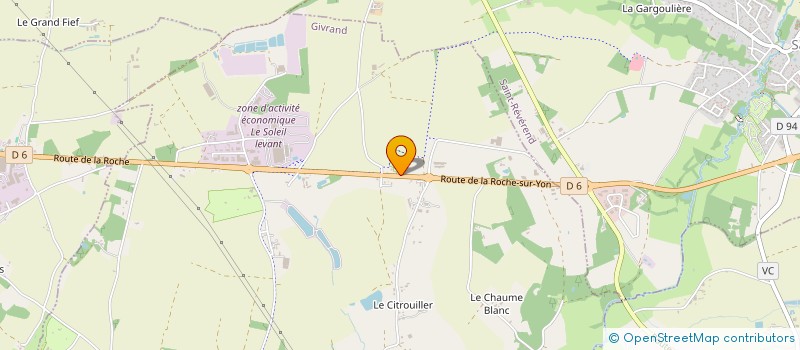 localisation de l'entreprise MADAME CORINE GROISELEAU  GIVRAND