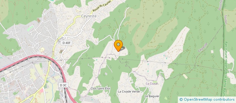 localisation de l'entreprise MADAME CORINE GUIRONNET à CEYRESTE