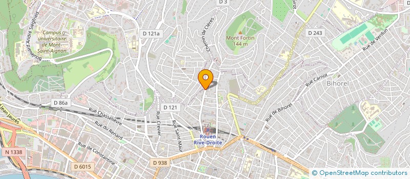 localisation de l'entreprise MADAME CORINE HANNEDOUCHE à ROUEN