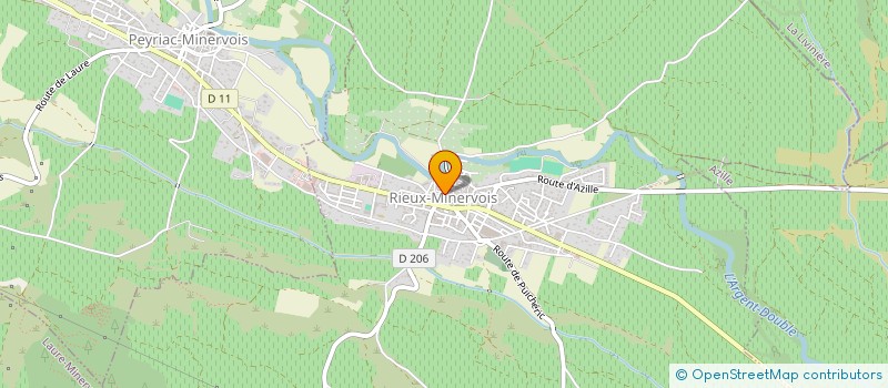 localisation de l'entreprise MADAME CORINE JOUBERT  RIEUX-MINERVOIS