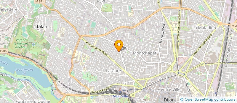 localisation de l'entreprise MADAME CORINE JULIEN  DIJON