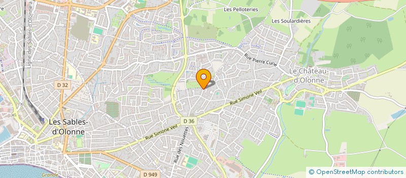 localisation de l'entreprise MADAME CORINE KIEFFER à LES SABLES D'OLONNE