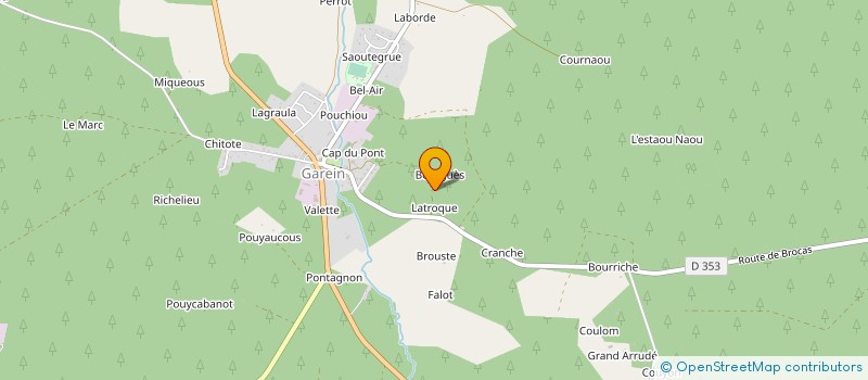 localisation de l'entreprise MADAME CORINE LALANNE  LE SEN