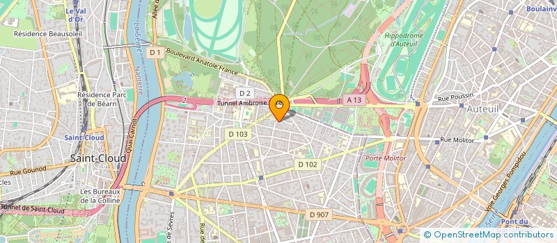 localisation de l'entreprise MADAME CORINE LANGE à BOULOGNE-BILLANCOURT