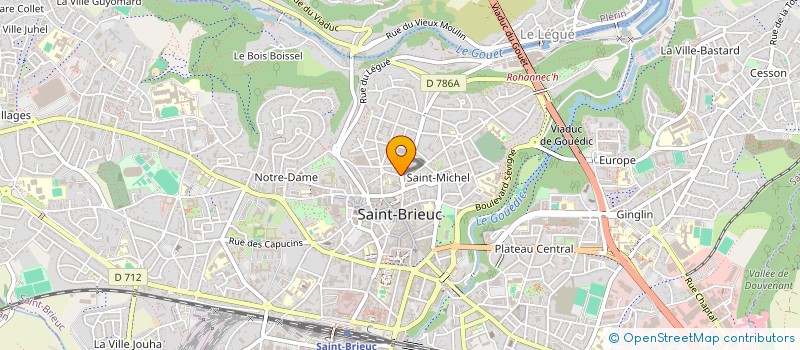 localisation de l'entreprise MADAME CORINE LASSALLE à SAINT-BRIEUC