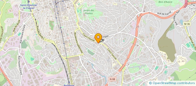 localisation de l'entreprise MADAME CORINE LAVOCAT  SAINT-ETIENNE