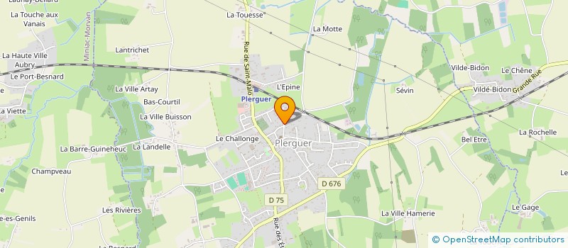 localisation de l'entreprise MADAME CORINE LE ROUIC  PLERGUER