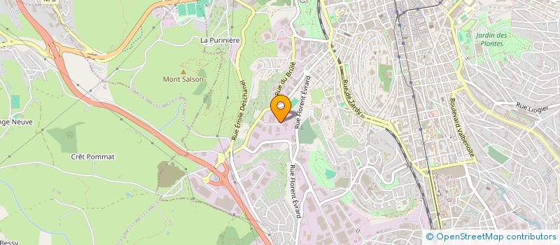 localisation de l'entreprise MADAME CORINE LEBON  SAINT-ETIENNE