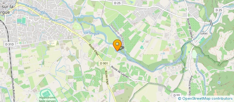 localisation de l'entreprise MADAME CORINE LEDIEU  L'ISLE-SUR-LA-SORGUE