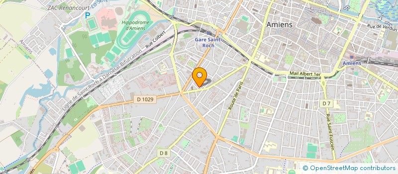 localisation de l'entreprise MADAME CORINE LEGRAND  AMIENS