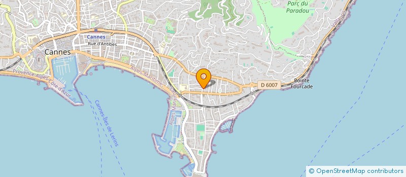 localisation de l'entreprise MADAME CORINE LEMAIRE à CANNES