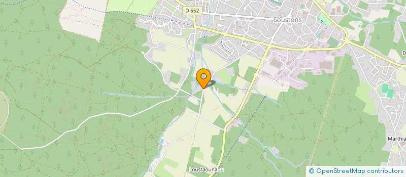 localisation de l'entreprise MADAME CORINE LESBATS  SOUSTONS