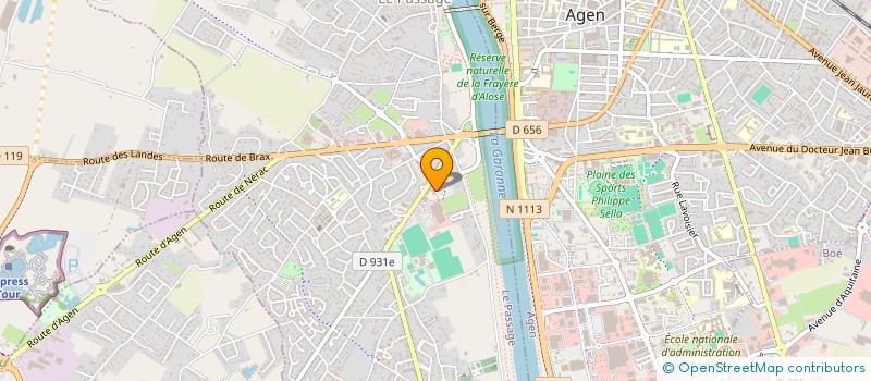 localisation de l'entreprise MADAME CORINE LEUCK  LE PASSAGE