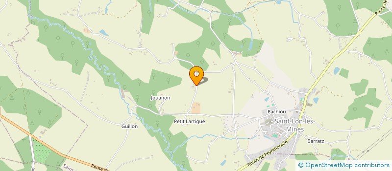 localisation de l'entreprise MADAME CORINE LUPUYO  TERCIS-LES-BAINS