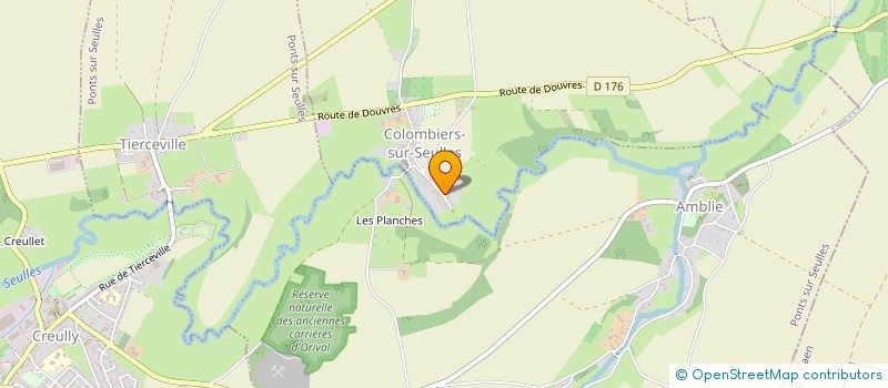 localisation de l'entreprise MADAME CORINE MARTINES  COLOMBIERS-SUR-SEULLES