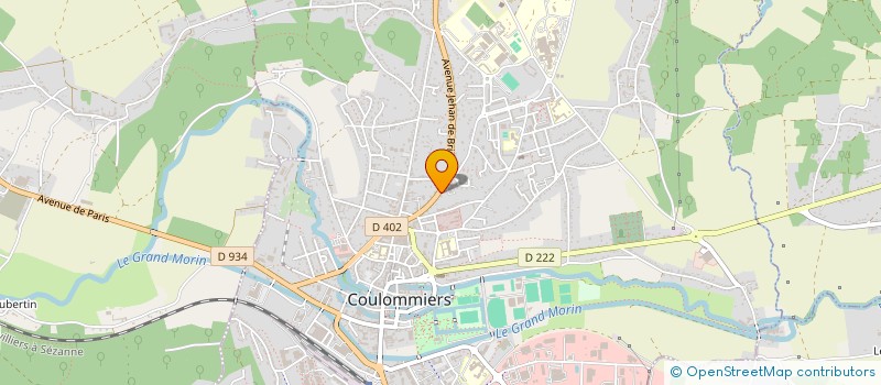 localisation de l'entreprise MADAME CORINE MARTINEZ-REYNAUD à COULOMMIERS