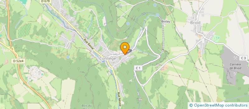 localisation de l'entreprise MADAME CORINE MASTRODICASA  CONLIEGE